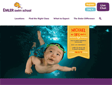 Tablet Screenshot of emlerswimschool.com